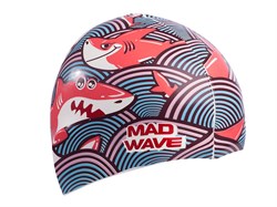 Mad Wave Шапочка для плавания Sharky - фото 108784