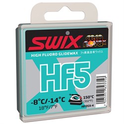 Swix Мазь скольжения HF5X Turquoise -14/-8°C 40г - фото 112291