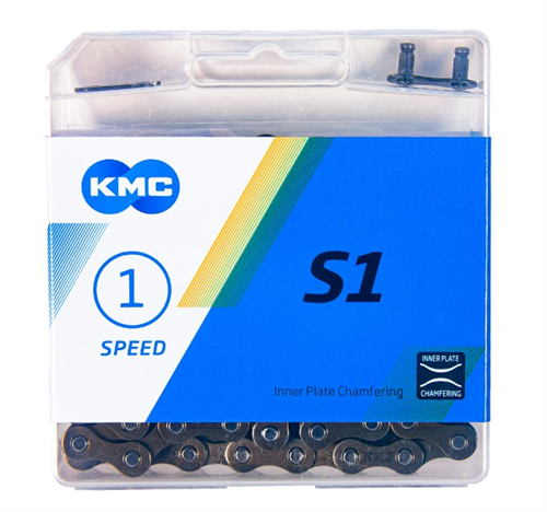KMC Цепь S1 1/2x1/8 112 звеньев, BMX 63723 - фото 126651