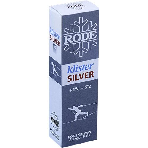 Rode Мазь держания безфтористая (клистер) Klister Silver +1/+5 °C 60г 6046 - фото 127032