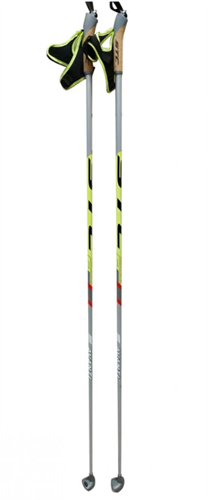 STC Палки для беговых лыж 100% уголь серебро-деколь 67867 - фото 128237
