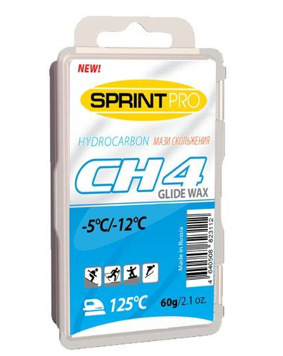Sprint PRO Парафин CH4 Blue (-5-12°C) 60гр. 30500 - фото 131049
