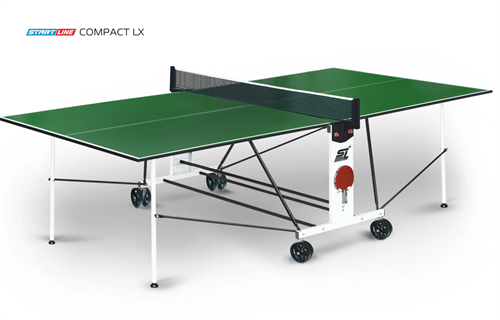 Start line Стол теннисный COMPACT LX с сеткой green 68865 - фото 132577