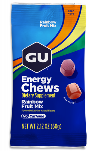 GU Конфеты жевательные Energy Chews Радужный Фруктовый MIX 1шт 57481 - фото 132872