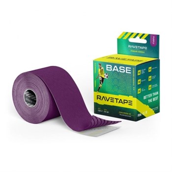Кинезиотейп RaveTape Base 5см х 5м, (фиолетовый) - фото 95821