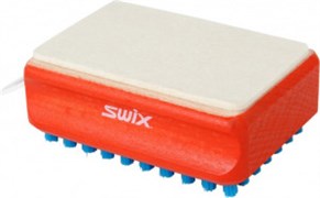 Swix Щетка комбинированная фетр/голубой нейлон, прямоугольная