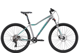 Stark Велосипед Viva 27.2 HD 14,5 (серебристый металлик/мятный)