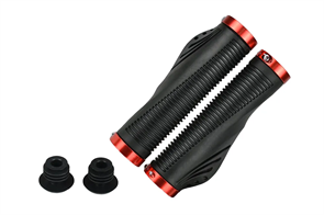 MTB Грипсы 135мм, анатомические, с 2 грипстопами, под шестигранник 30831