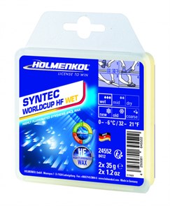 Holmenkol Синтетическая гоночная мазь с высоким содержанием фтора Syntec WC HF Wet 2x35 г (2024/2025) 67534