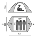 Btrace Палатка быстросборная Flex 3 Pro 46496 - фото 125556